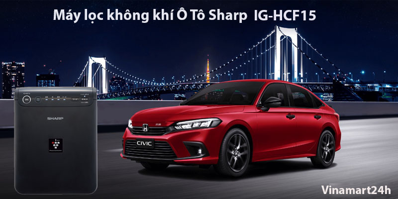 Lọc Không Khí Ô Tô Sharp IG-HCF15 Nhật Bản