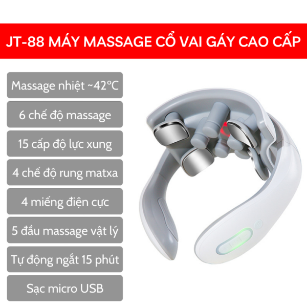 Máy Massage Cổ Vai Gáy Takara JT-88 - Hàng Nội Đại Nhật Chính Hãng