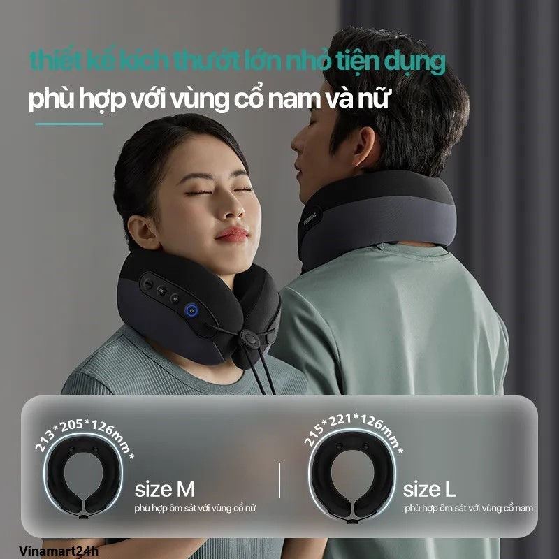 Máy massage cổ vai gáy Philips PPM3306 chính hãng