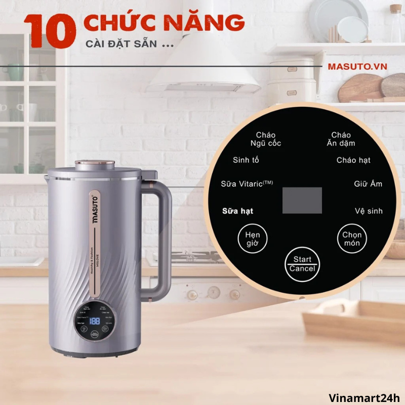 Máy làm sữa hạt Masuto chính hãng