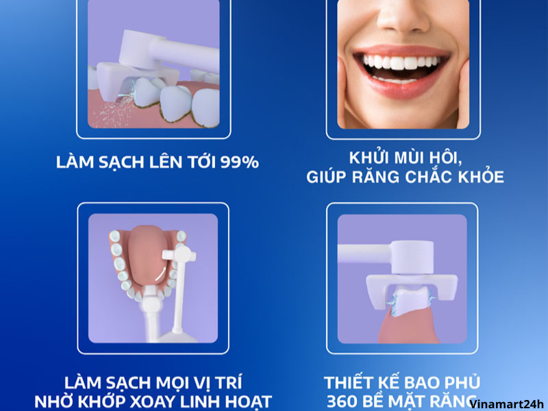 Ưu điểm của máy tăm nước 2 chiều Flossie